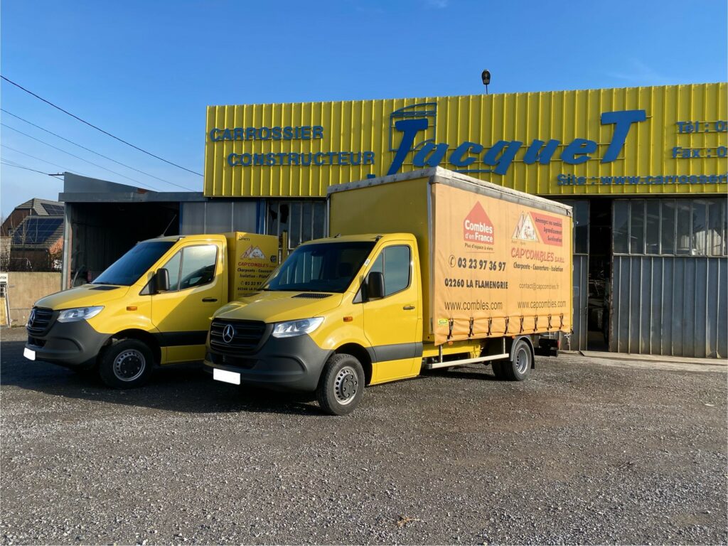 Rideaux coulissants camion sur mesure